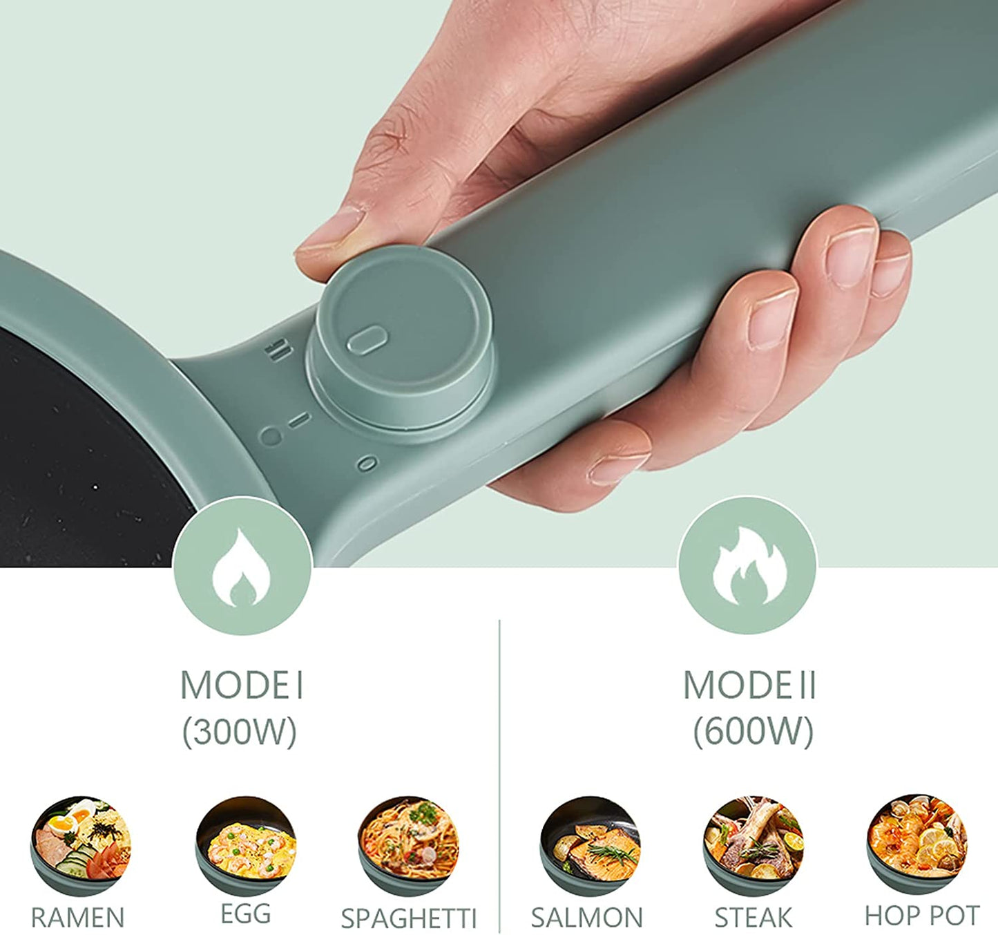 Heated Portable Electric Pot – Mini Travel Cooker for Food On the Go