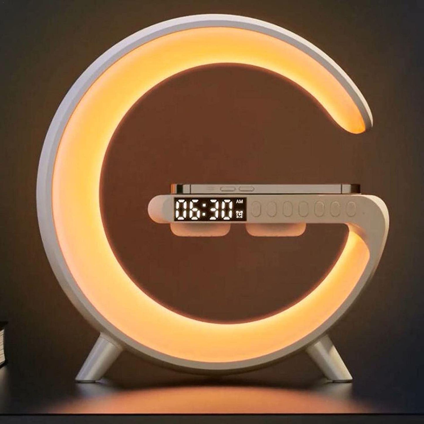 LED Desk Lamp with Wireless Phone Charger – 15W Fast Charging Bedside Light