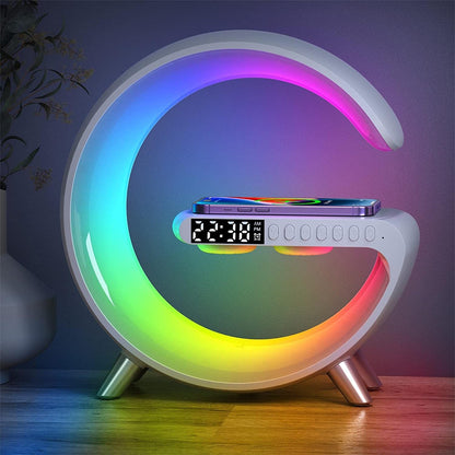 LED Desk Lamp with Wireless Phone Charger – 15W Fast Charging Bedside Light