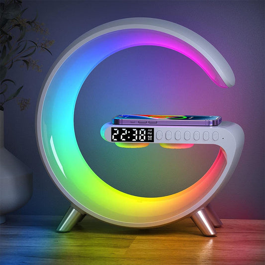 LED Desk Lamp with Wireless Phone Charger – 15W Fast Charging Bedside Light
