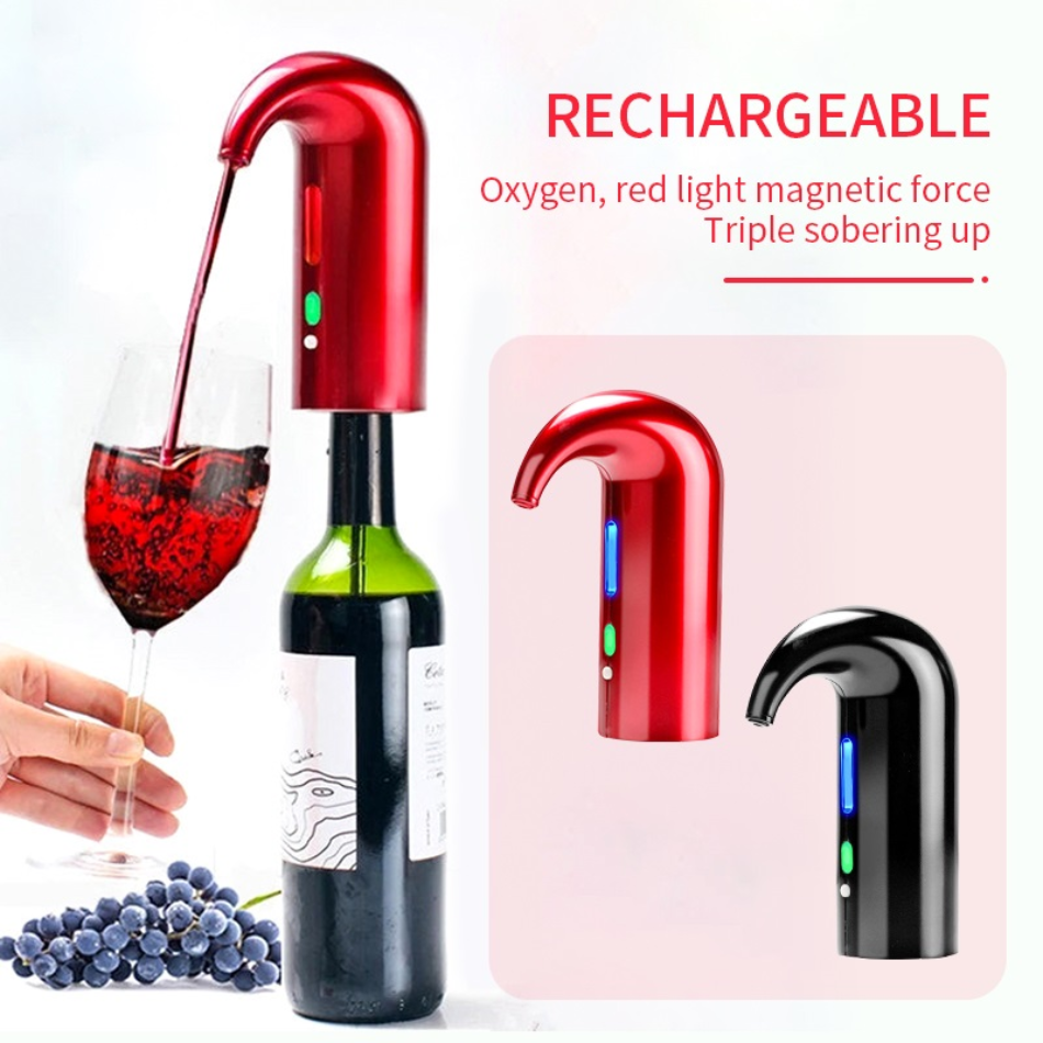Electric Wine Bottle Pump Dispenser – Automatic Pour & Vacuum Seal