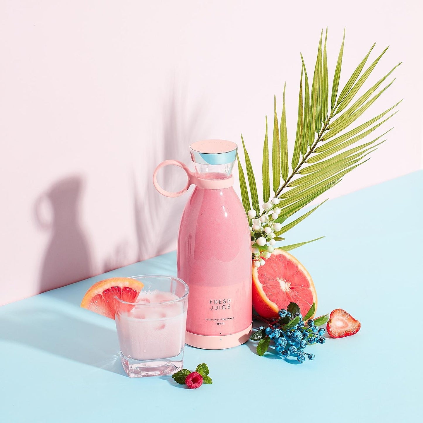 Portable Electric Blender Bottle – USB Rechargeable Smoothie Shaker On the Go